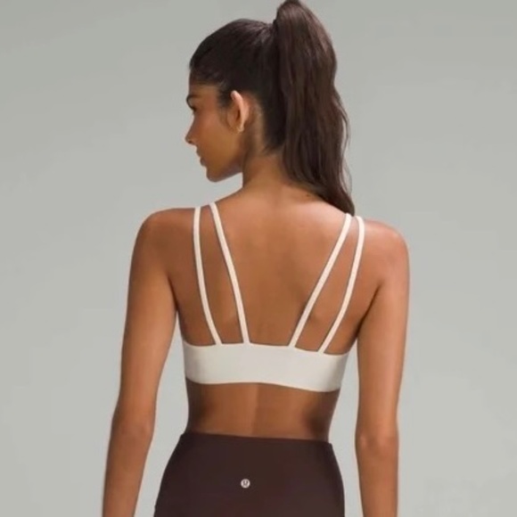 Lululemon Like a Cloud Bra B/C Adjustable Strap Seamless Bra - Bone Size 8 - Picture 5 of 10